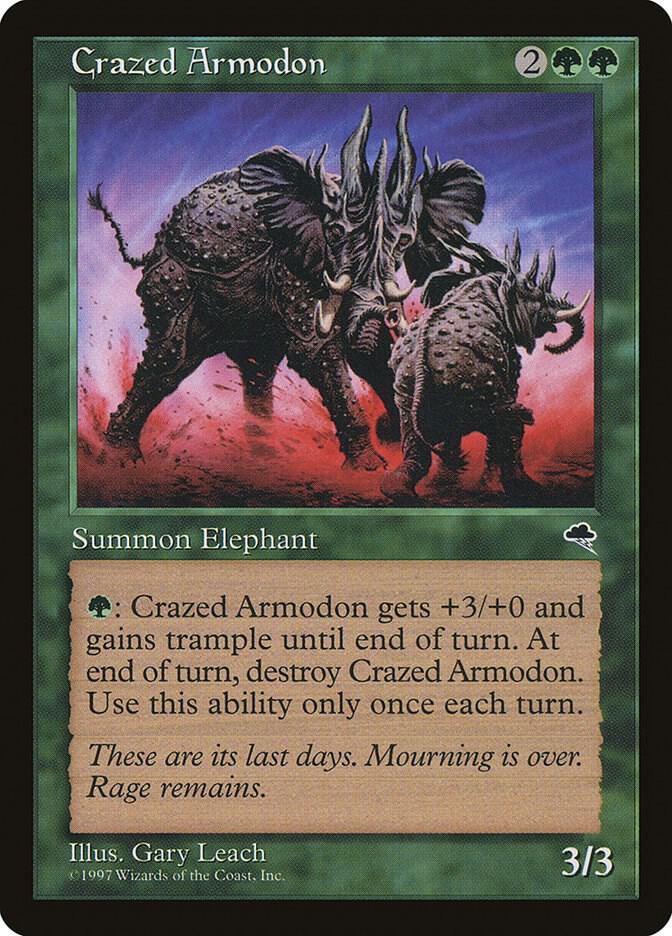 Crazed Armodon, Tempest 220