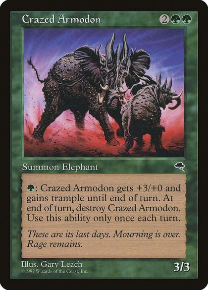 Crazed Armodon, Tempest 220