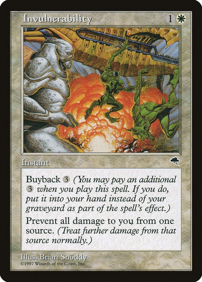 Invulnerability, Tempest 25