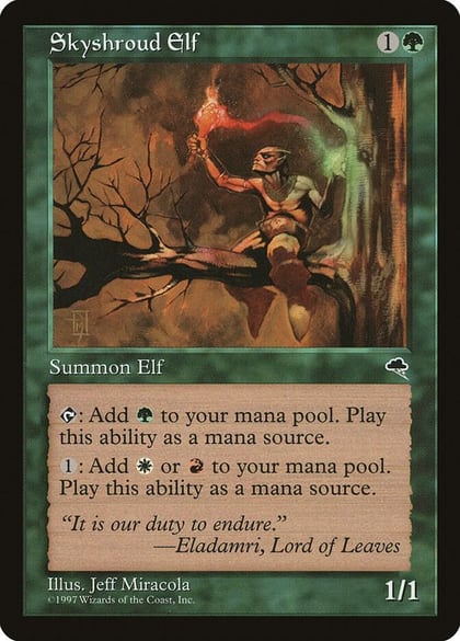 Skyshroud Elf, Tempest 255