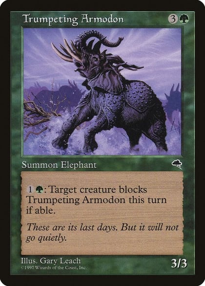 Trumpeting Armodon, Tempest 262