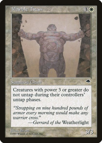 Marble Titan, Tempest 28