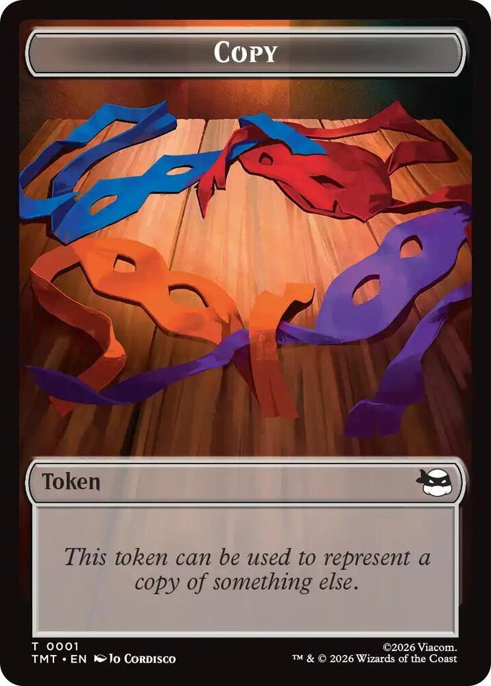 Copy // Mutagen Double-Sided Token, Teenage Mutant Ninja Turtles 1 // 9