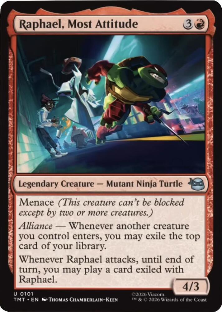 Raphael, Most Attitude, Teenage Mutant Ninja Turtles 101