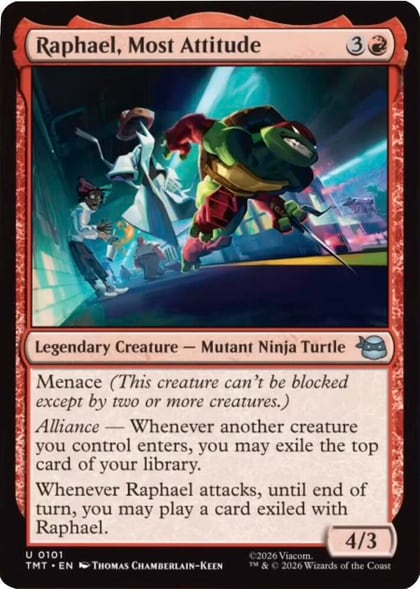 Raphael, Most Attitude, Teenage Mutant Ninja Turtles 101