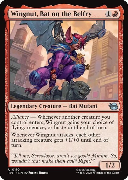 Wingnut, Bat on the Belfry, Teenage Mutant Ninja Turtles 110
