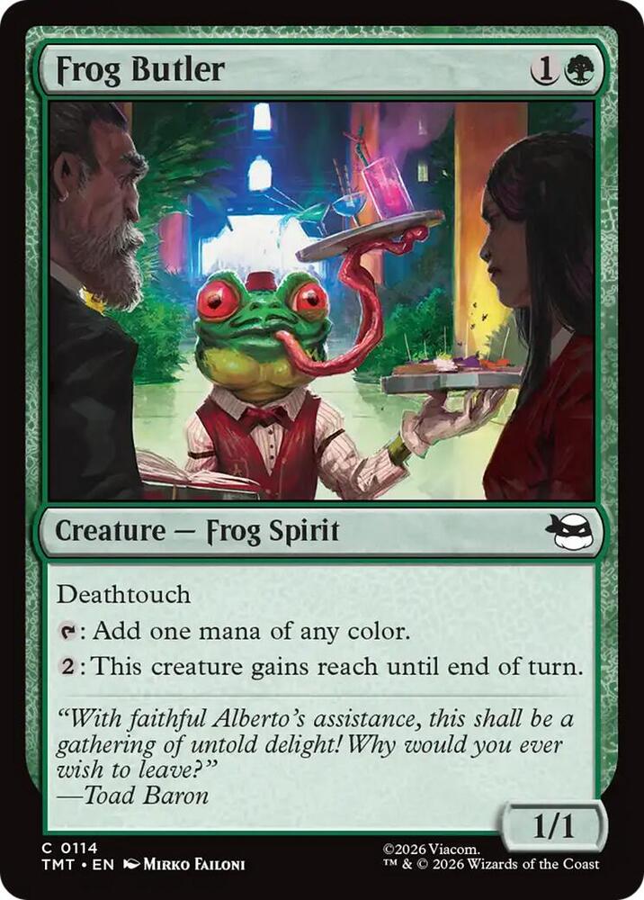 Frog Butler, Teenage Mutant Ninja Turtles 114