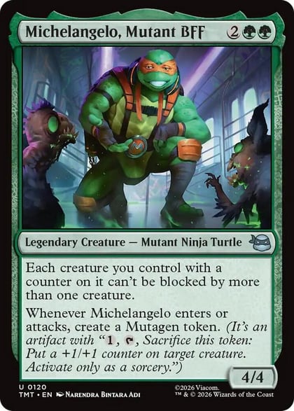 Michelangelo, Mutant BFF, Teenage Mutant Ninja Turtles 120