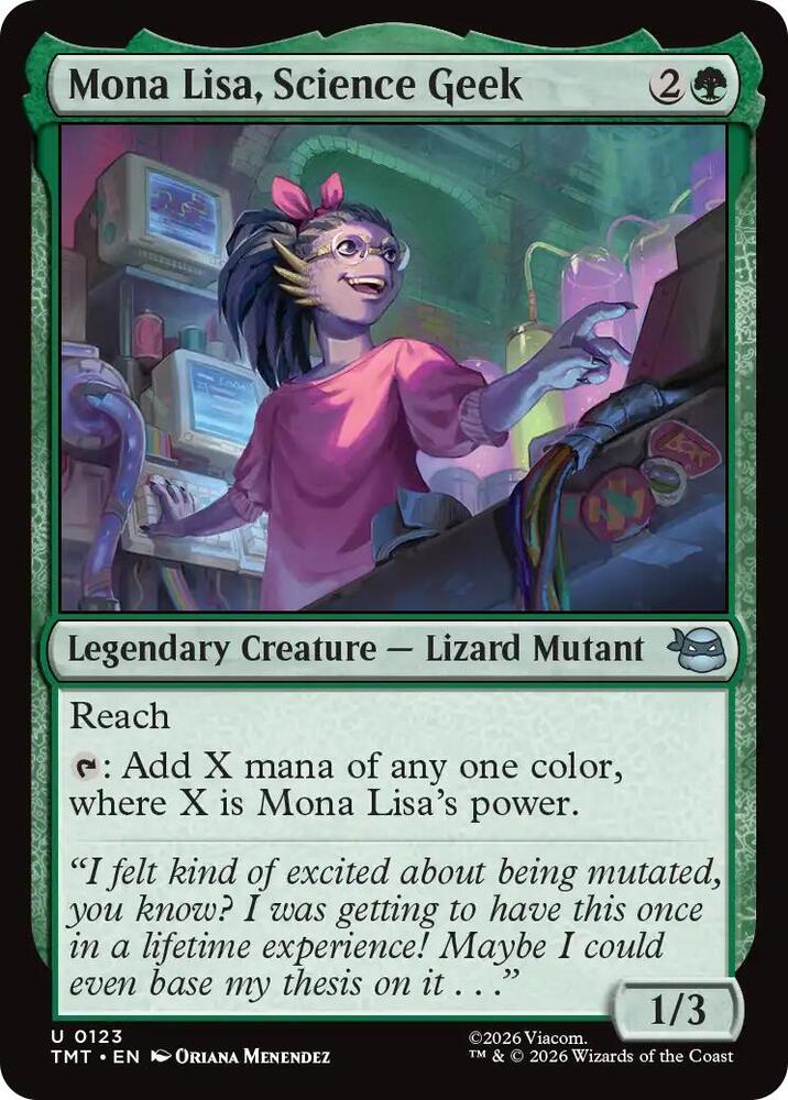 Mona Lisa, Science Geek, Teenage Mutant Ninja Turtles 123