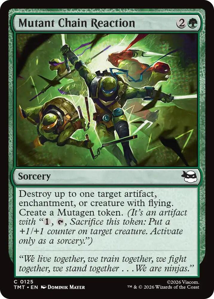 Mutant Chain Reaction, Teenage Mutant Ninja Turtles 125