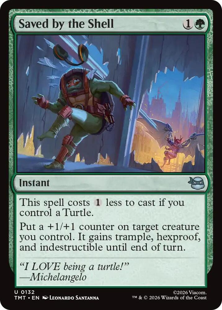 Saved by the Shell, Teenage Mutant Ninja Turtles 132