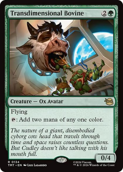Transdimensional Bovine, Teenage Mutant Ninja Turtles 134