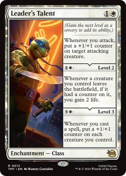 Leader's Talent, Teenage Mutant Ninja Turtles 13
