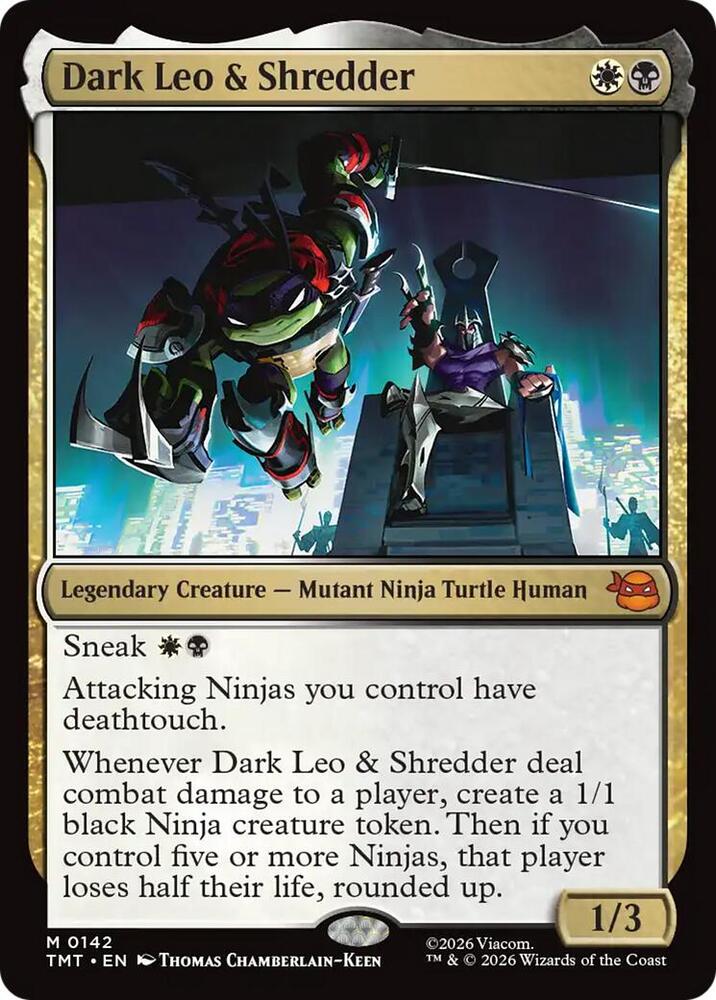 Dark Leo & Shredder, Teenage Mutant Ninja Turtles 142