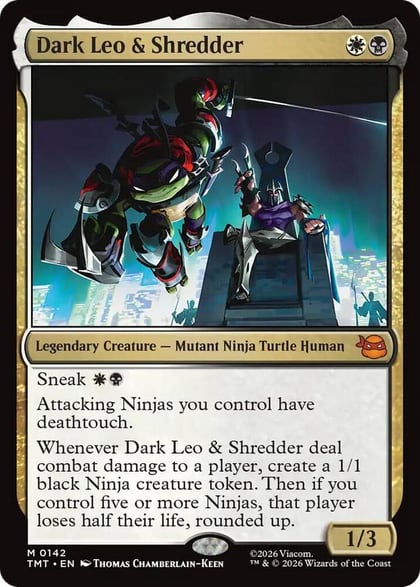Dark Leo & Shredder, Teenage Mutant Ninja Turtles 142