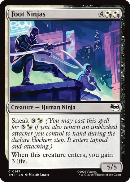 Foot Ninjas, Teenage Mutant Ninja Turtles 147