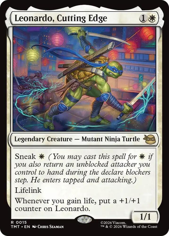 Leonardo, Cutting Edge, Teenage Mutant Ninja Turtles 15