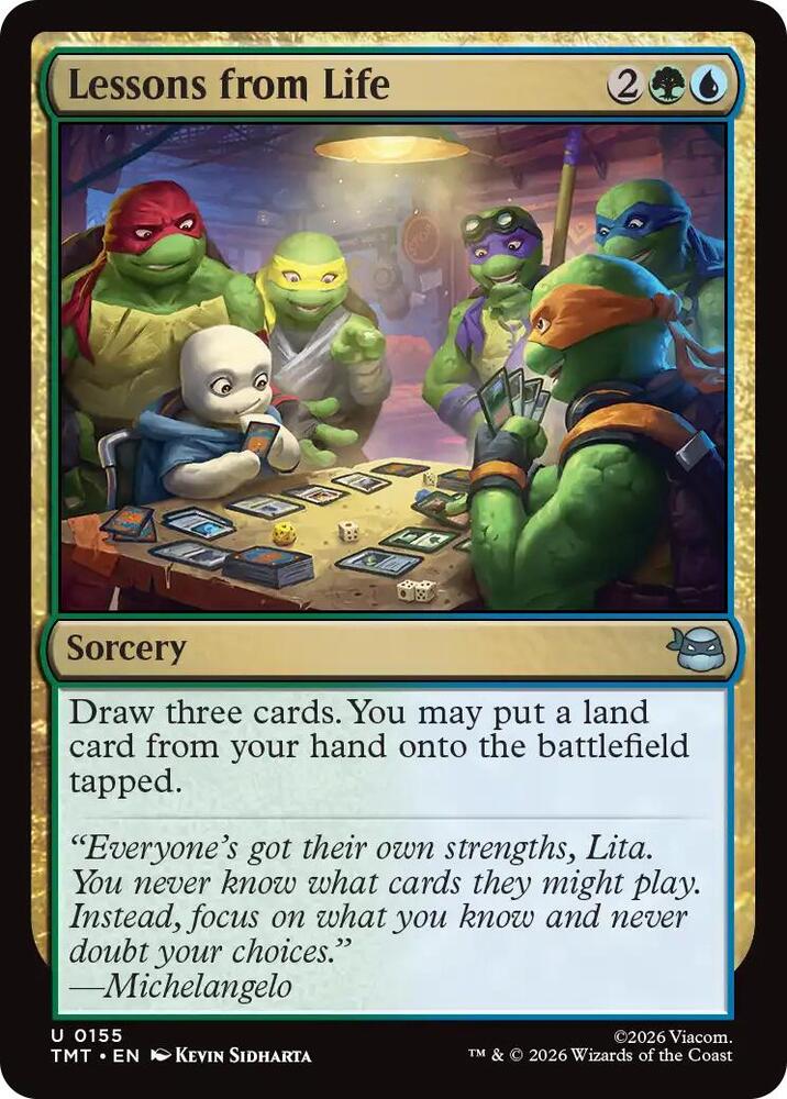 Lessons from Life, Teenage Mutant Ninja Turtles 155