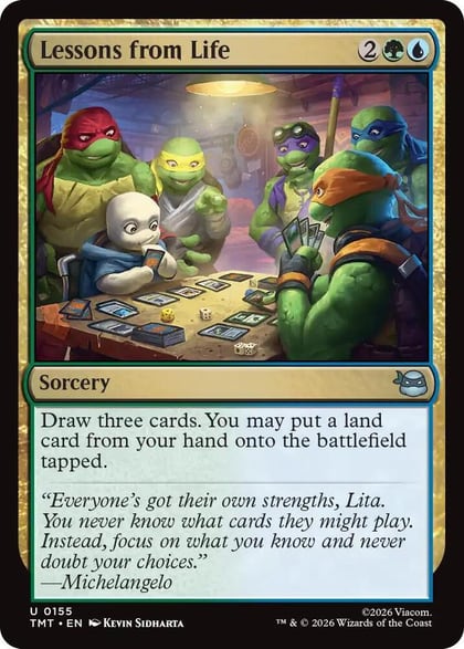 Lessons from Life, Teenage Mutant Ninja Turtles 155
