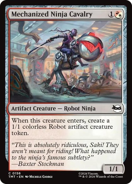 Mechanized Ninja Cavalry, Teenage Mutant Ninja Turtles 156