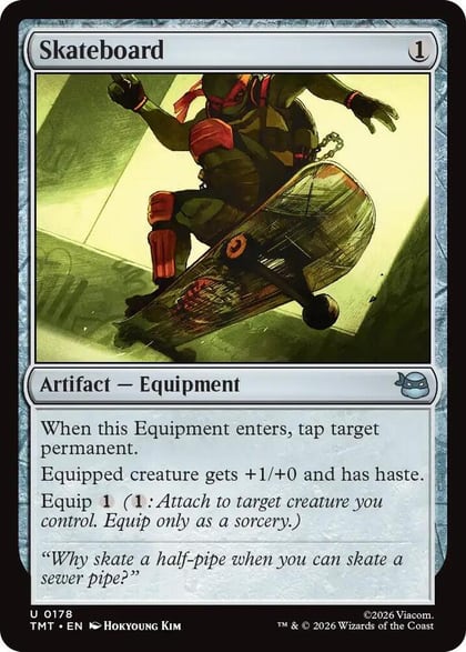 Skateboard, Teenage Mutant Ninja Turtles 178