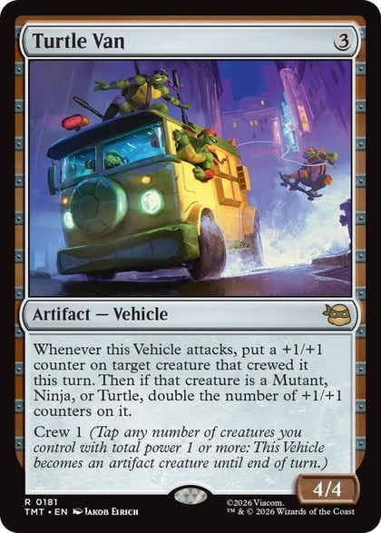 Turtle Van, Teenage Mutant Ninja Turtles 181