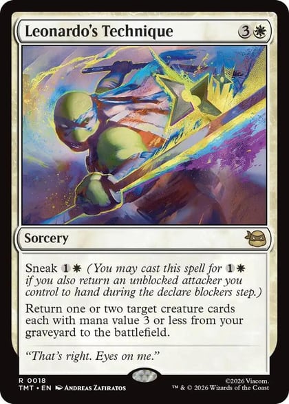 Leonardo's Technique, Teenage Mutant Ninja Turtles 18