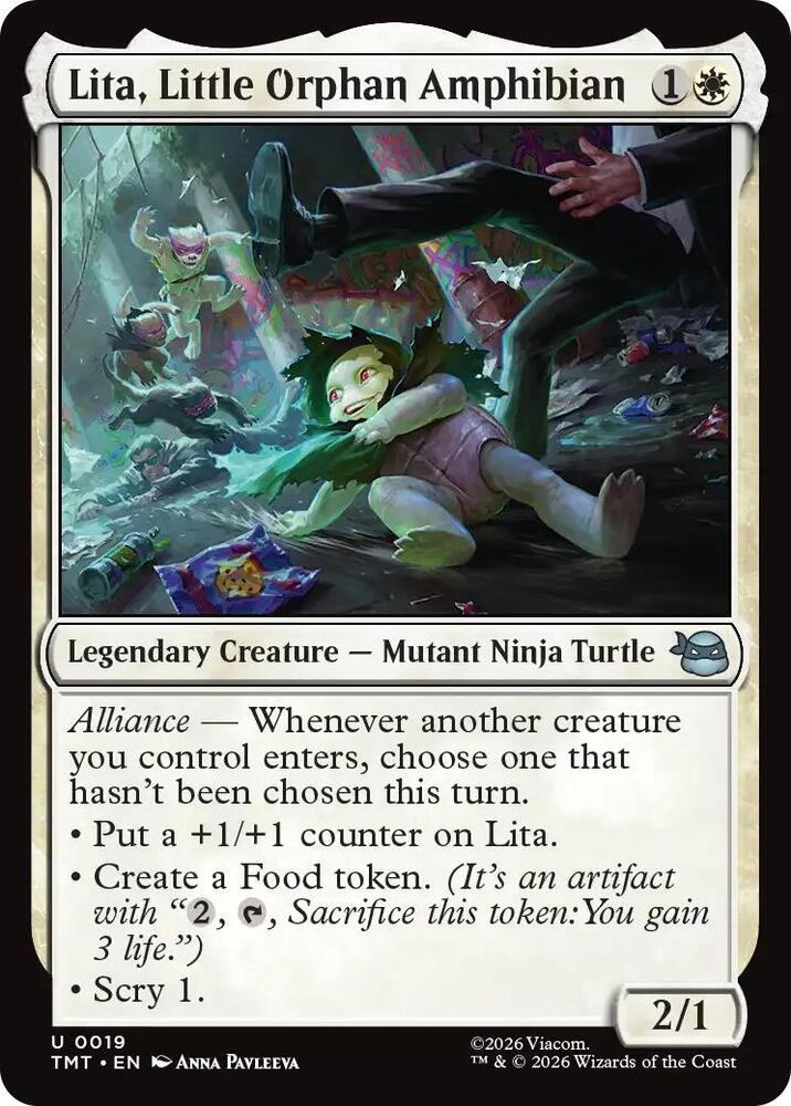 Lita, Little Orphan Amphibian, Teenage Mutant Ninja Turtles 19