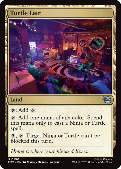 Turtle Lair, Teenage Mutant Ninja Turtles 190