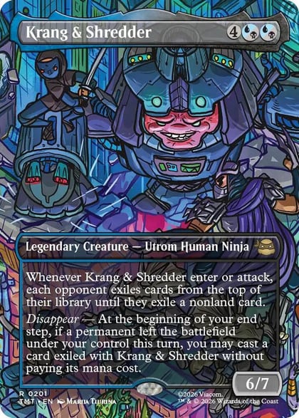 Krang & Shredder (Borderless), Teenage Mutant Ninja Turtles 201