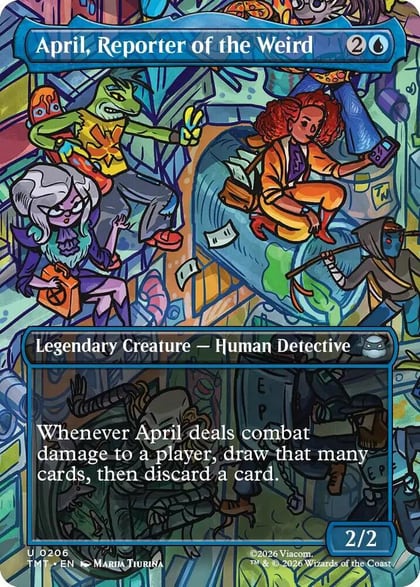 April, Reporter of the Weird (Borderless), Teenage Mutant Ninja Turtles 206