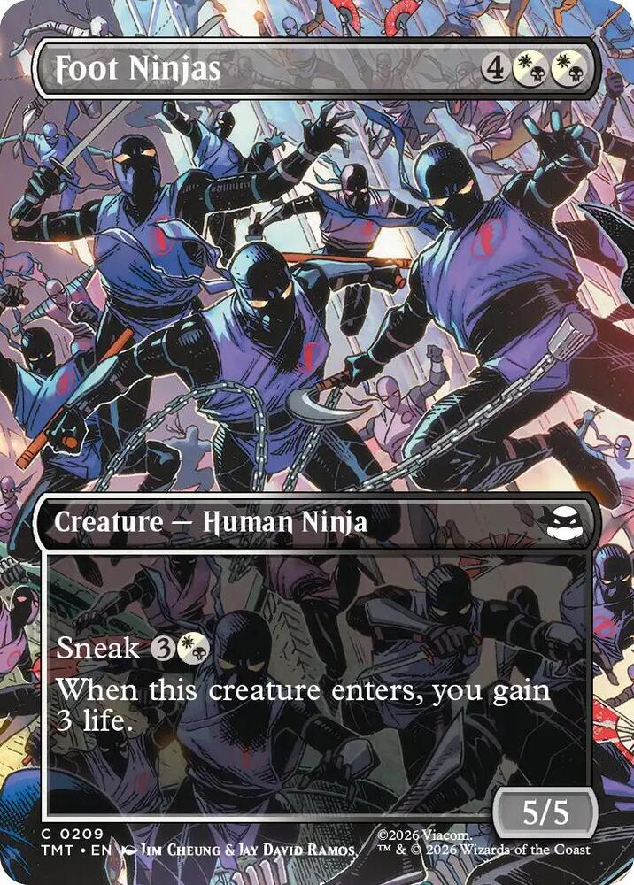 Foot Ninjas (Borderless), Teenage Mutant Ninja Turtles 209