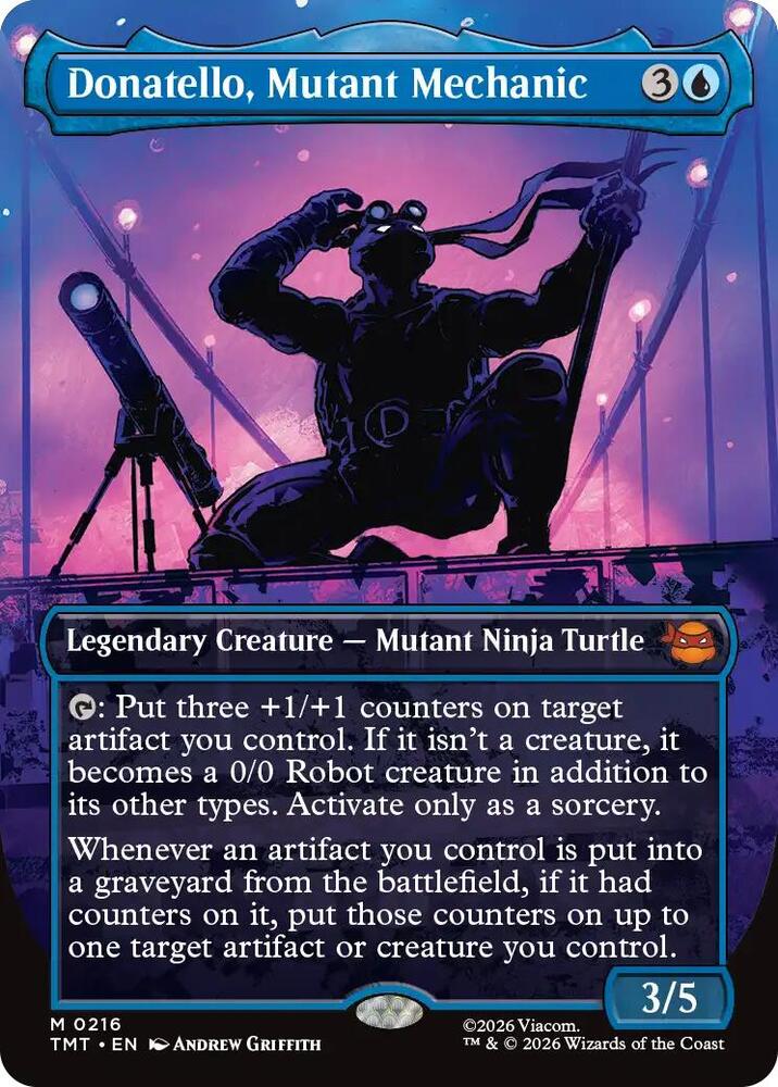 Donatello, Mutant Mechanic (Borderless), Teenage Mutant Ninja Turtles 216