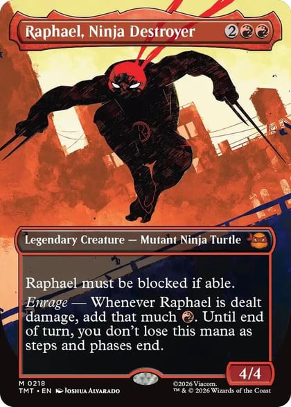 Raphael, Ninja Destroyer (Borderless), Teenage Mutant Ninja Turtles 218