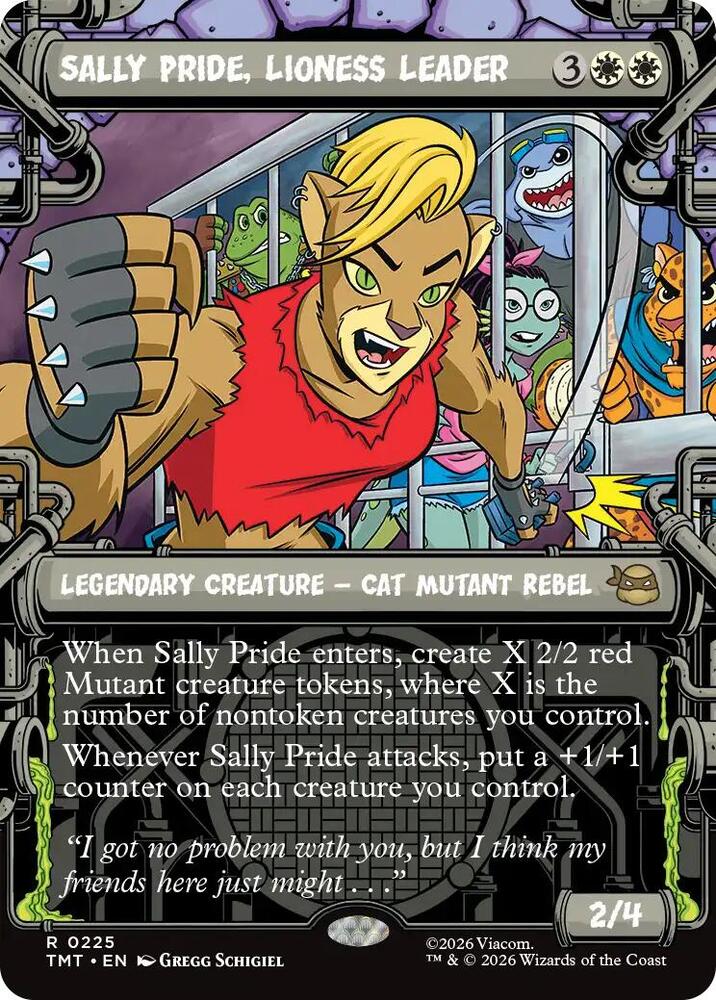Sally Pride, Lioness Leader (Showcase), Teenage Mutant Ninja Turtles 225