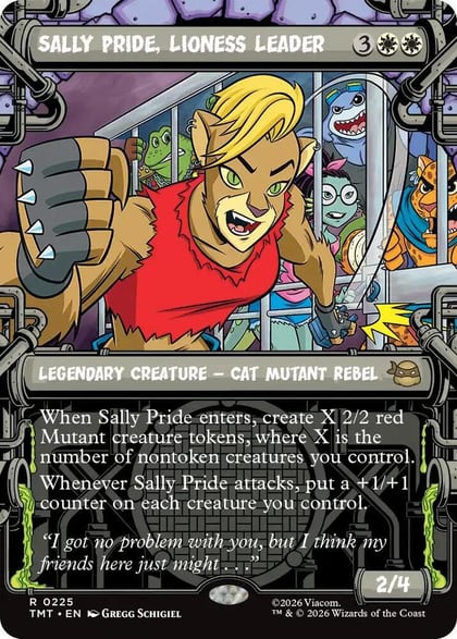 Sally Pride, Lioness Leader (Showcase), Teenage Mutant Ninja Turtles 225