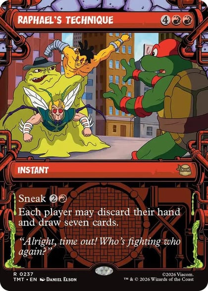 Raphael's Technique (Showcase), Teenage Mutant Ninja Turtles 237
