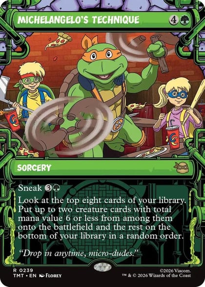 Michelangelo's Technique (Showcase), Teenage Mutant Ninja Turtles 239