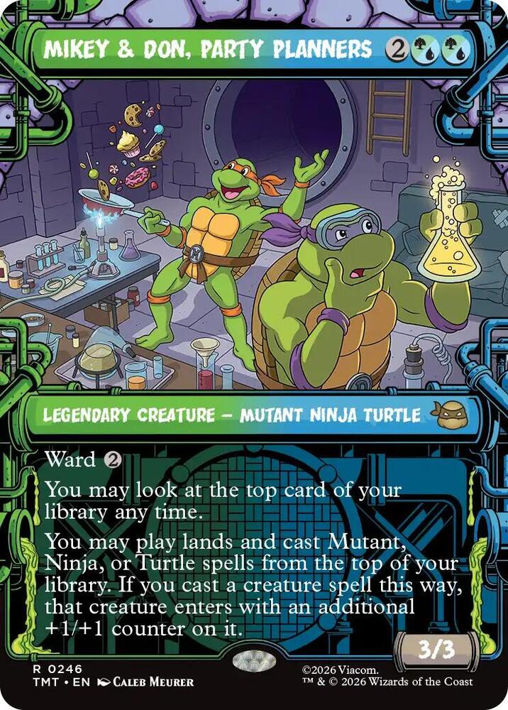 Mikey & Don, Party Planners (Showcase), Teenage Mutant Ninja Turtles 246