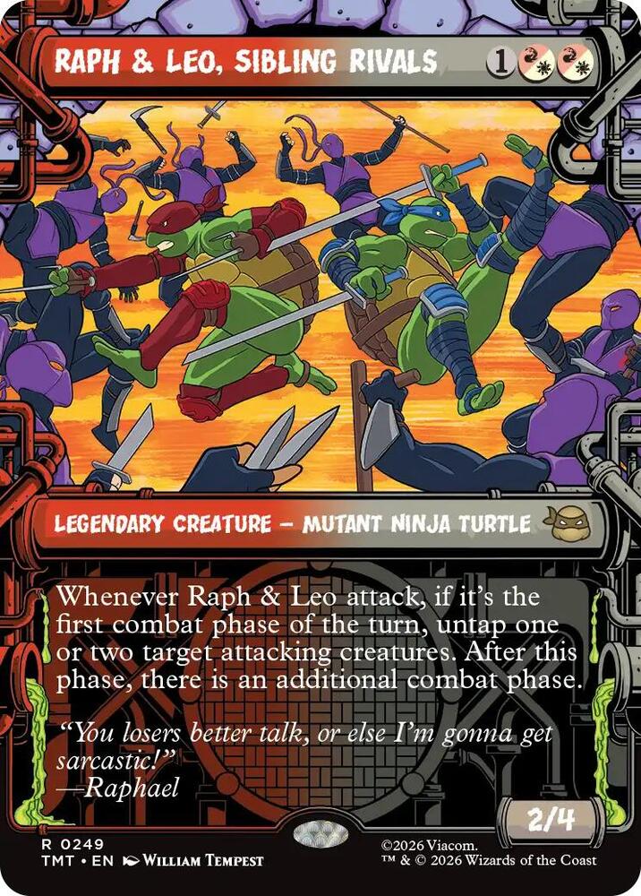 Raph & Leo, Sibling Rivals (Showcase), Teenage Mutant Ninja Turtles 249