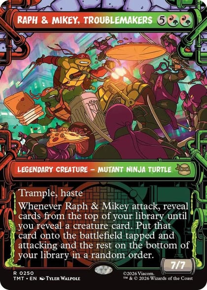 Raph & Mikey, Troublemakers (Showcase), Teenage Mutant Ninja Turtles 250
