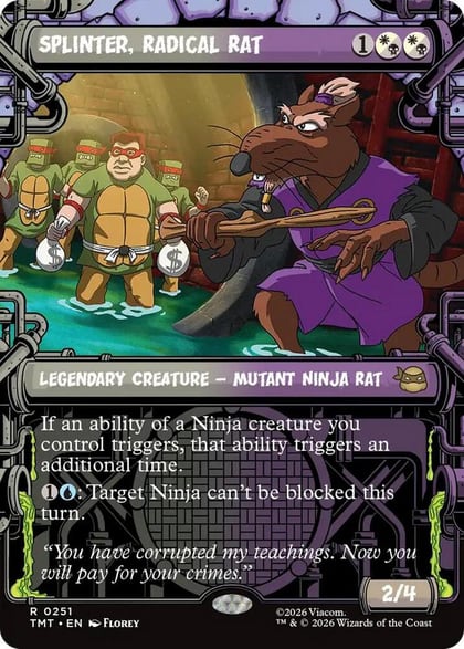 Splinter, Radical Rat (Showcase), Teenage Mutant Ninja Turtles 251