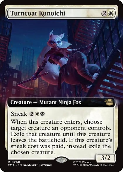 Turncoat Kunoichi (Extended Art), Teenage Mutant Ninja Turtles 260