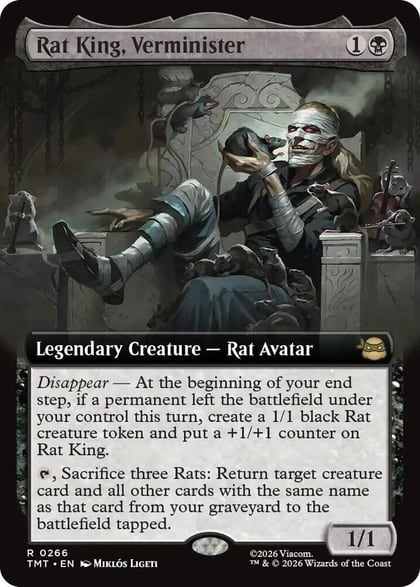 Rat King, Verminister (Extended Art), Teenage Mutant Ninja Turtles 266