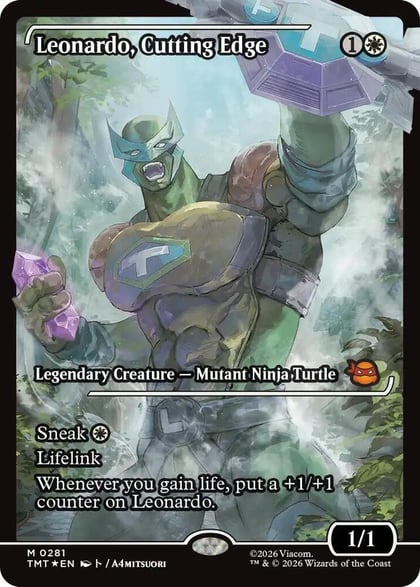 Leonardo, Cutting Edge (Showcase), Teenage Mutant Ninja Turtles 281