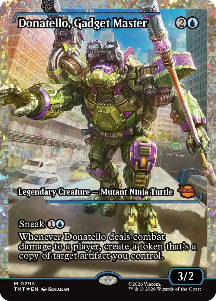 Donatello, Gadget Master (Showcase) (Fracture Foil), Teenage Mutant Ninja Turtles 293