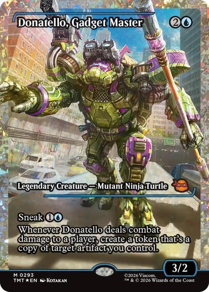 Donatello, Gadget Master (Showcase) (Fracture Foil), Teenage Mutant Ninja Turtles 293