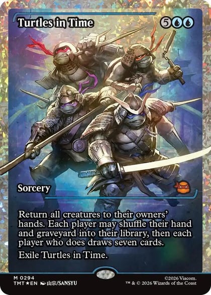 Turtles in Time (Showcase) (Fracture Foil), Teenage Mutant Ninja Turtles 294