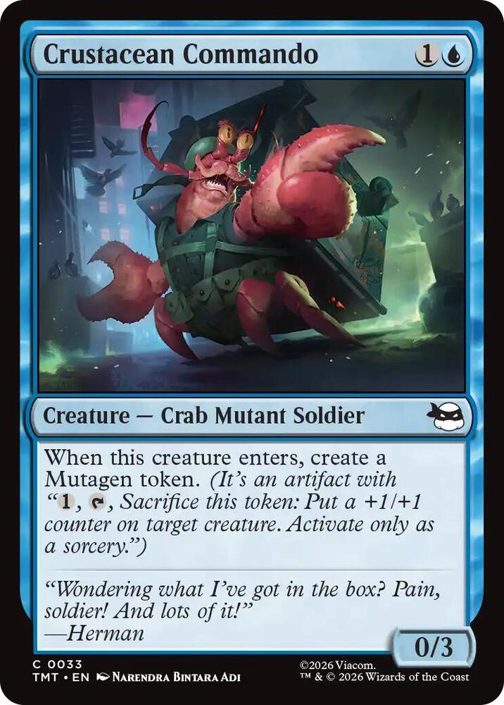 Crustacean Commando, Teenage Mutant Ninja Turtles 33