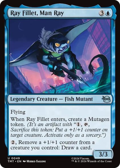 Ray Fillet, Man Ray, Teenage Mutant Ninja Turtles 49
